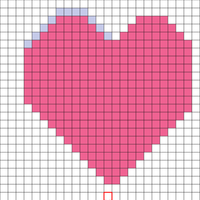 pink heart sweater