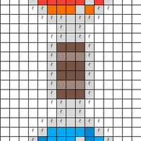 Two sided potion plastic canvas 