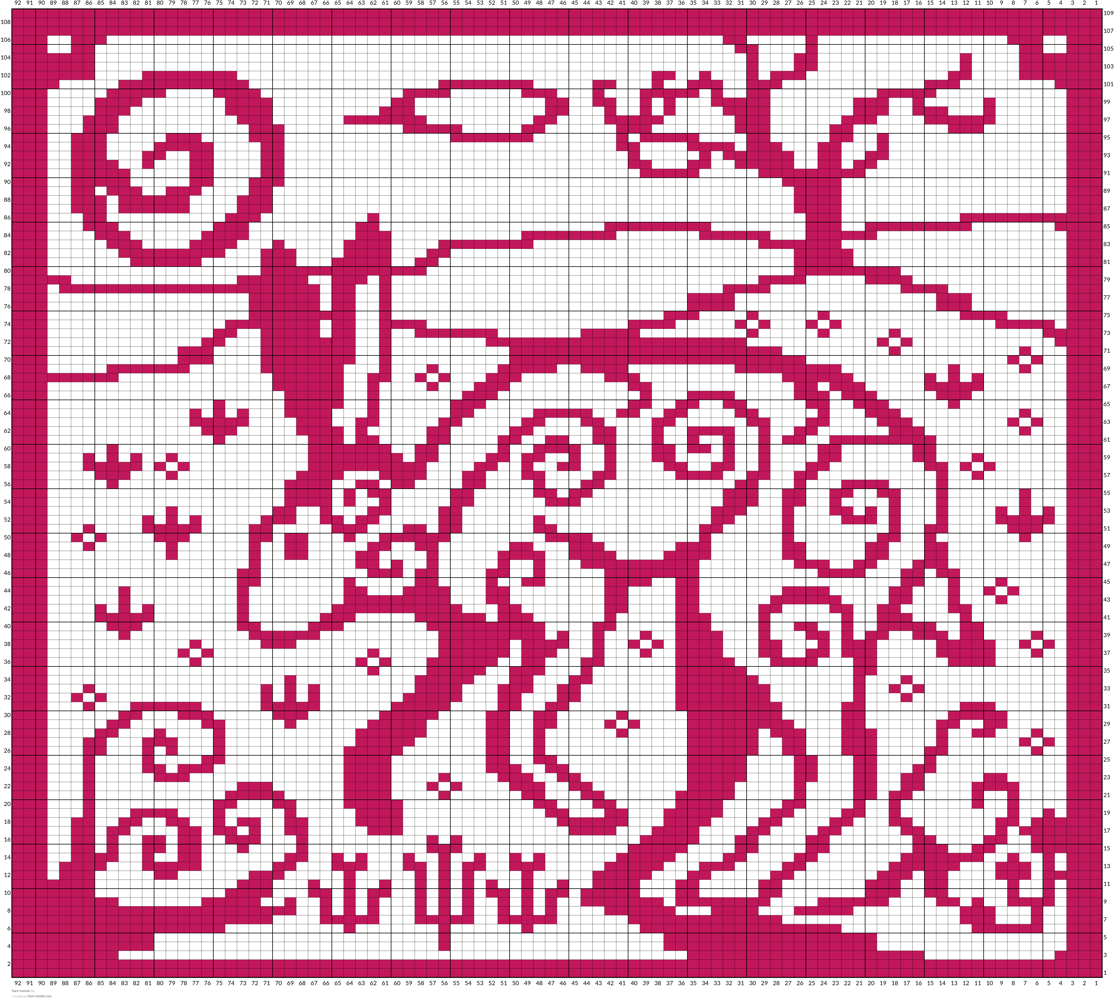 hare mosaic