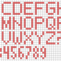 Plain alphabet