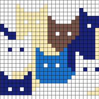 Block Cat outline by Madeline Vandehey | Chart Minder