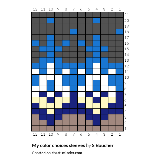 My color choices sleeves