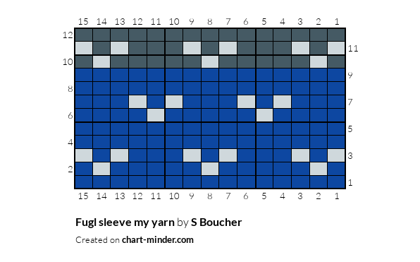 Fugl sleeve my  yarn