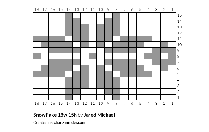 Snowflake 18w 15h