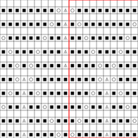 Copy of Leaf stitch in the round