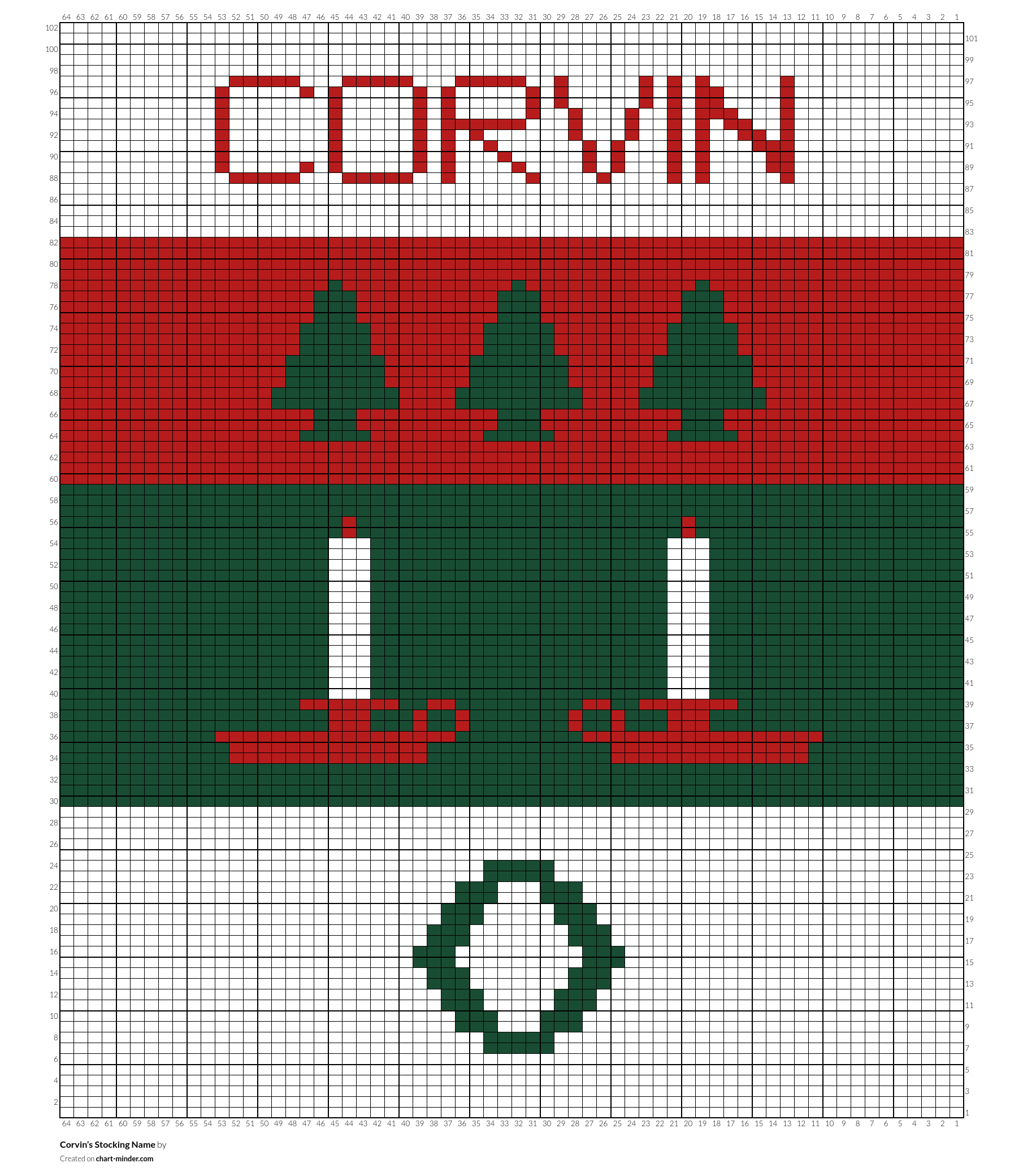 Corvin’s Stocking Name
