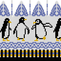 Penguin hat for Rowan