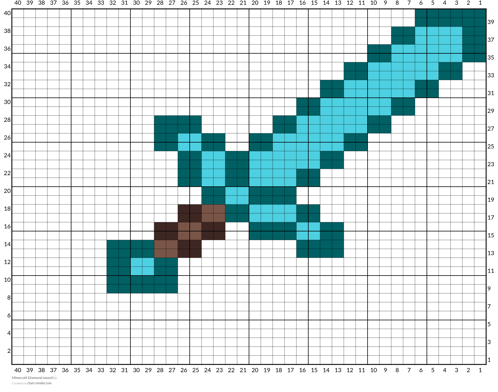 Minecraft  Diamond sword