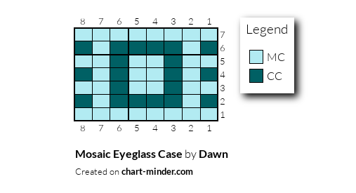 Mosaic Eyeglass Case