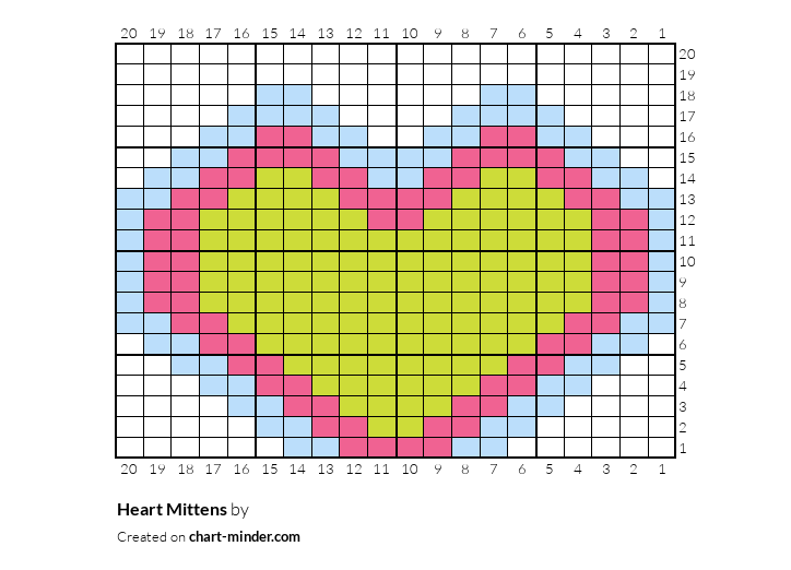Heart Mittens