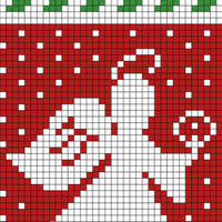Kate -christmas stocking pattern