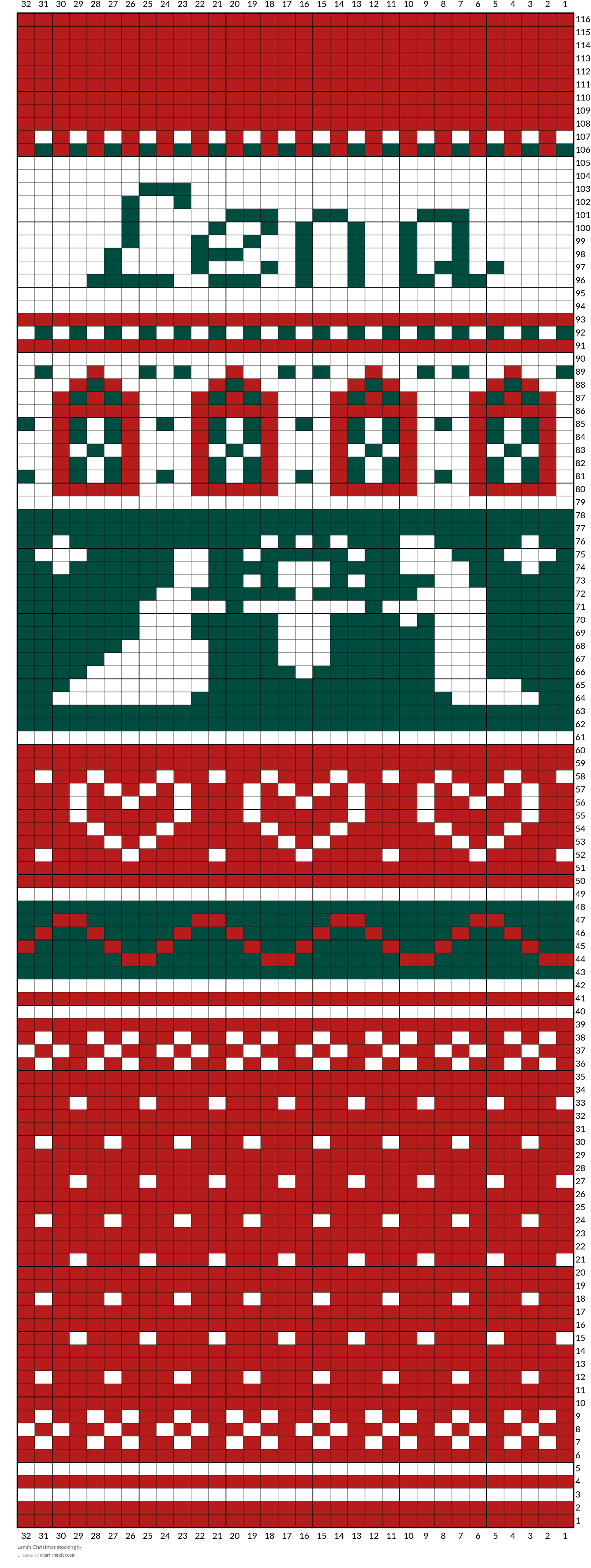 Lena's Christmas stocking 