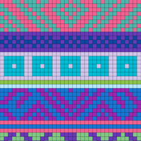fair isle crochet colour pattern