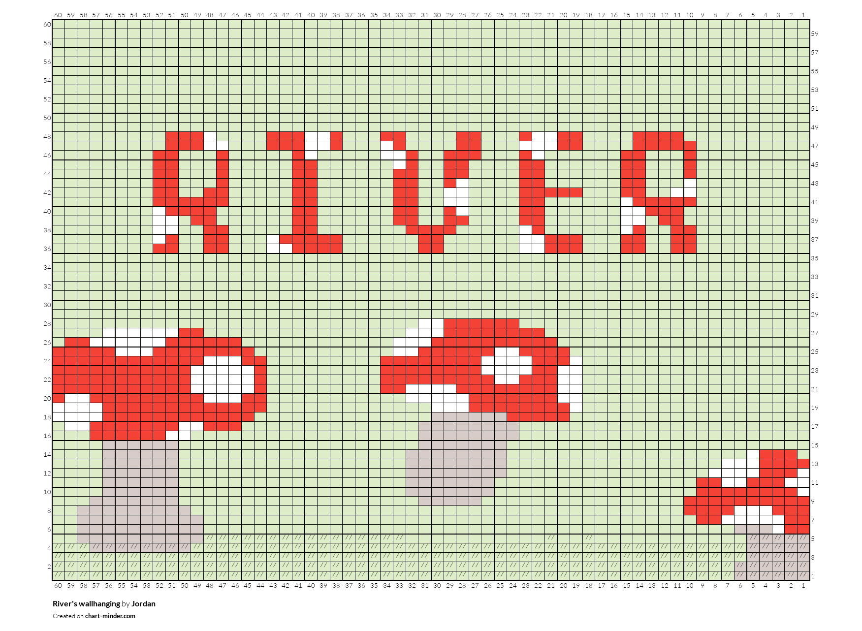 River's wallhanging