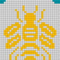 Bee motif 