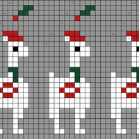 Christmas Llamas Hat