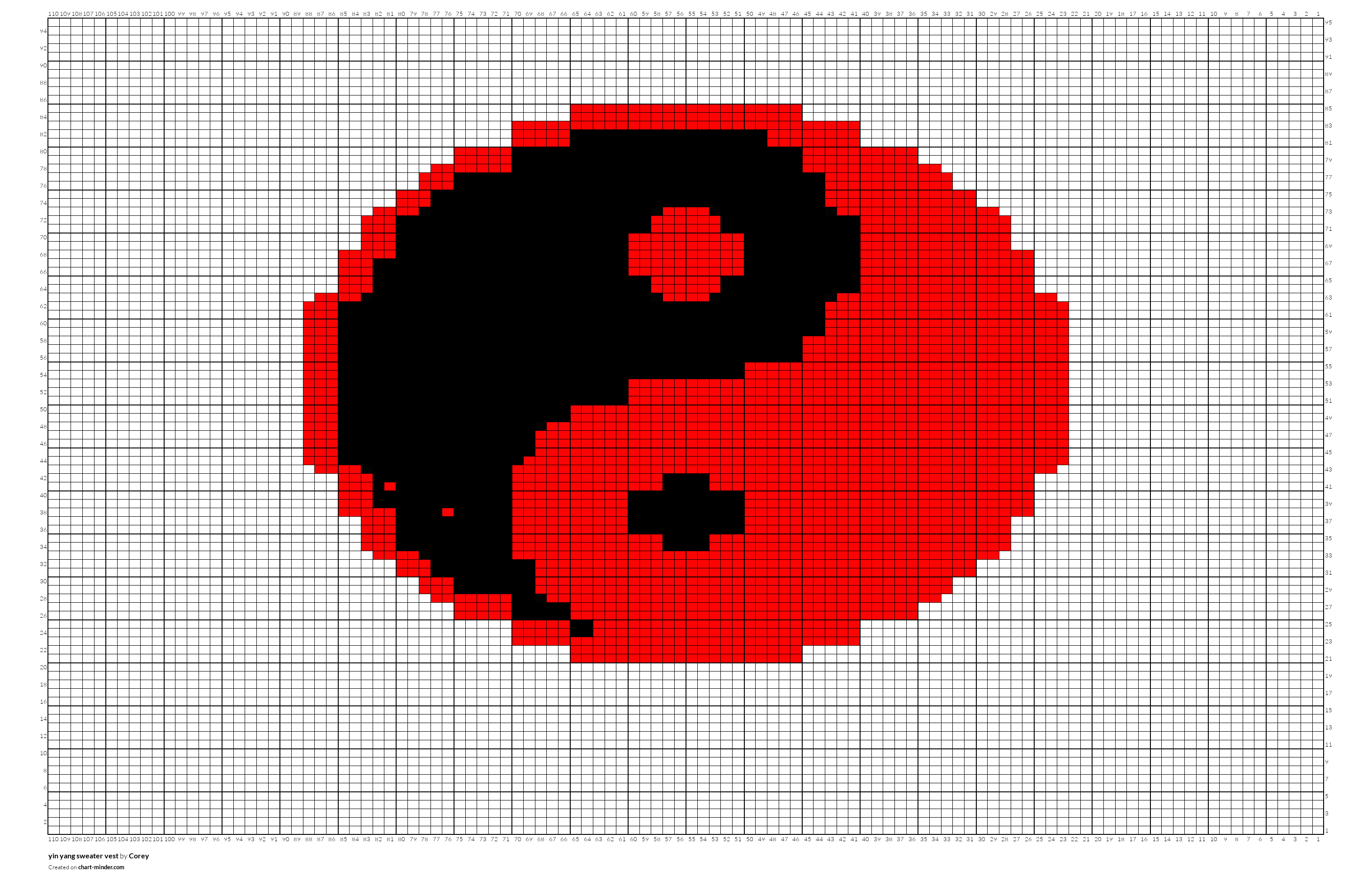 yin yang sweater vest