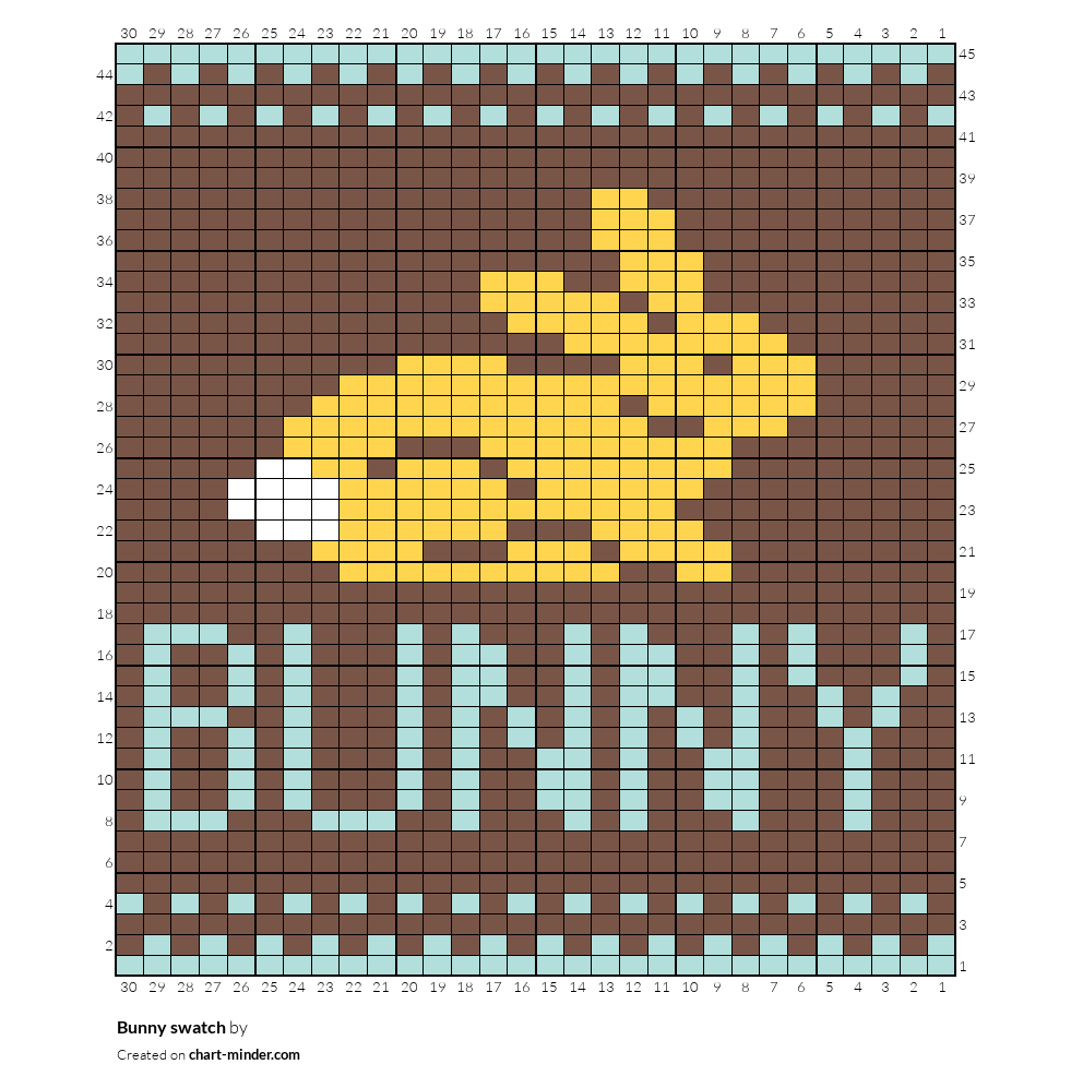 Bunny swatch