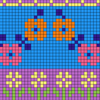 Flower fair isle