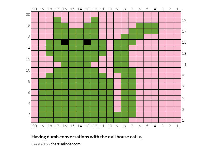 Having dumb conversations with the evil house cat