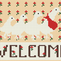 Welcome Sign w/ Geese (Colour Chart)