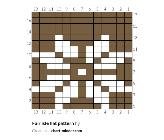 Fair isle hat pattern
