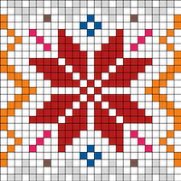 Nordic Pattern Christmas Card | Fair Isle