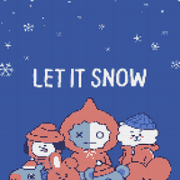 BT21 Winter Blanket Pattern