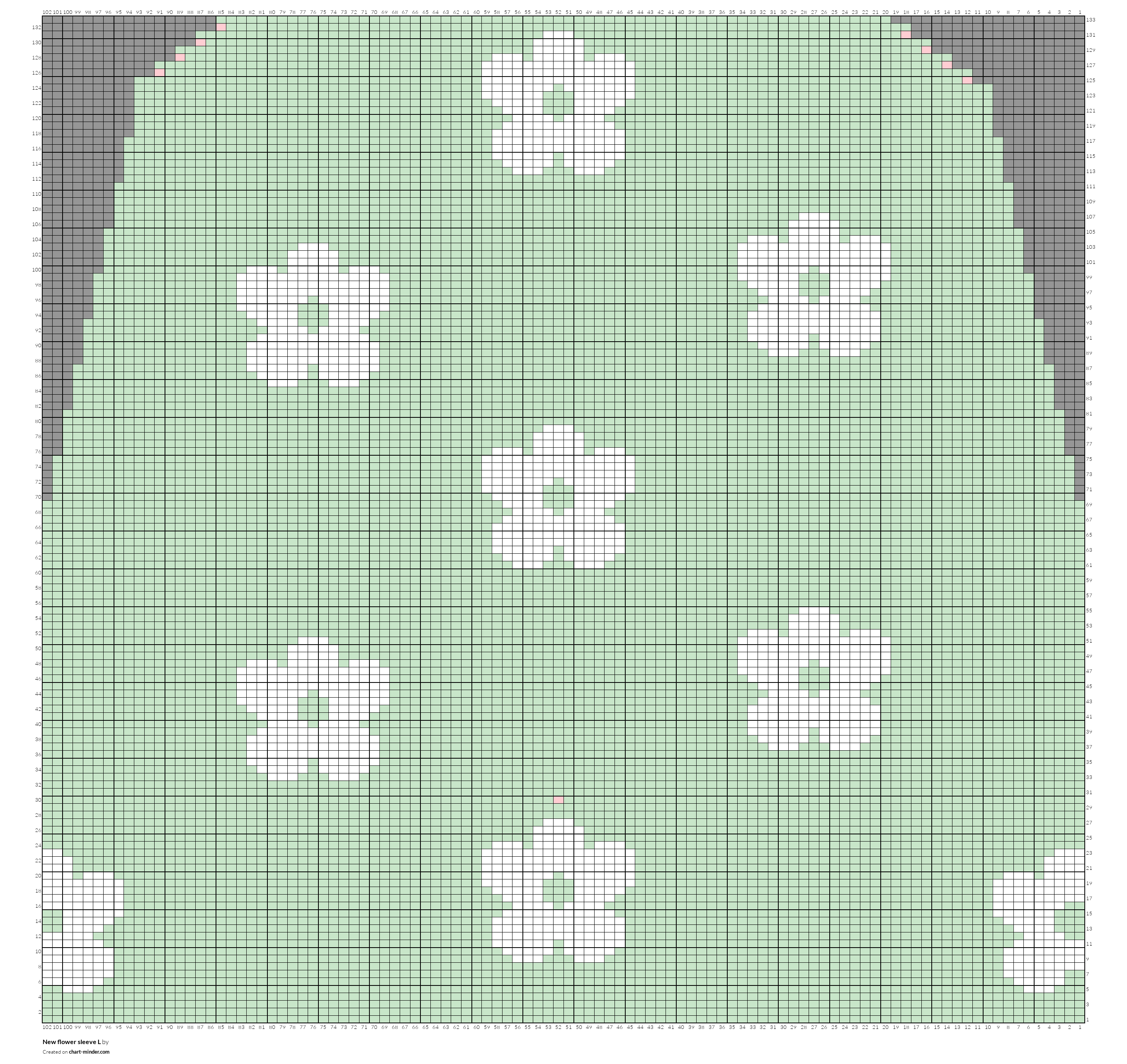 New flower sleeve L