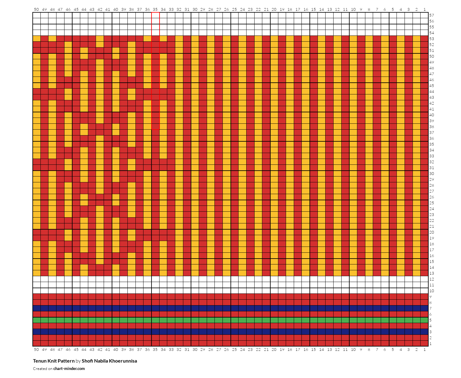 Tenun Knit Pattern