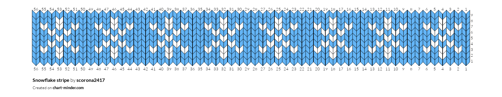 Snowflake stripe