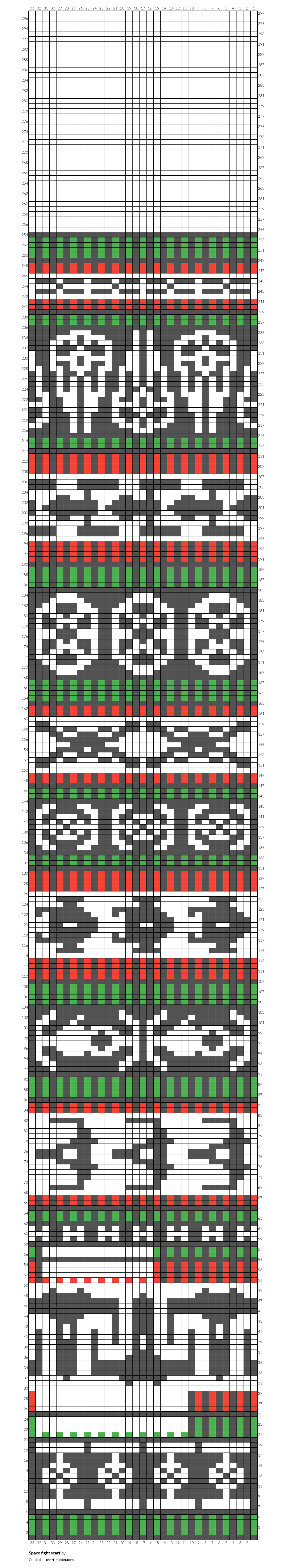 Space fight scarf