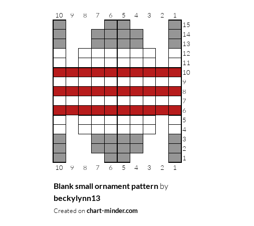 Blank small ornament pattern