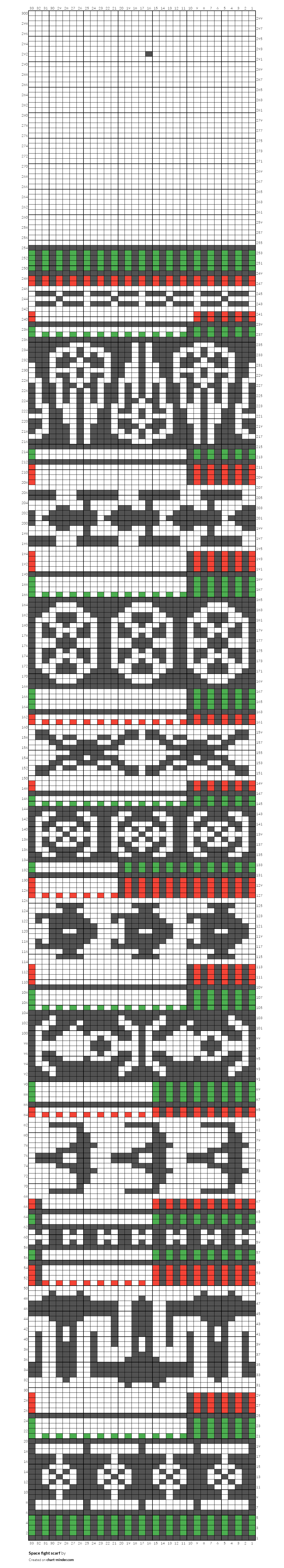 Space fight scarf
