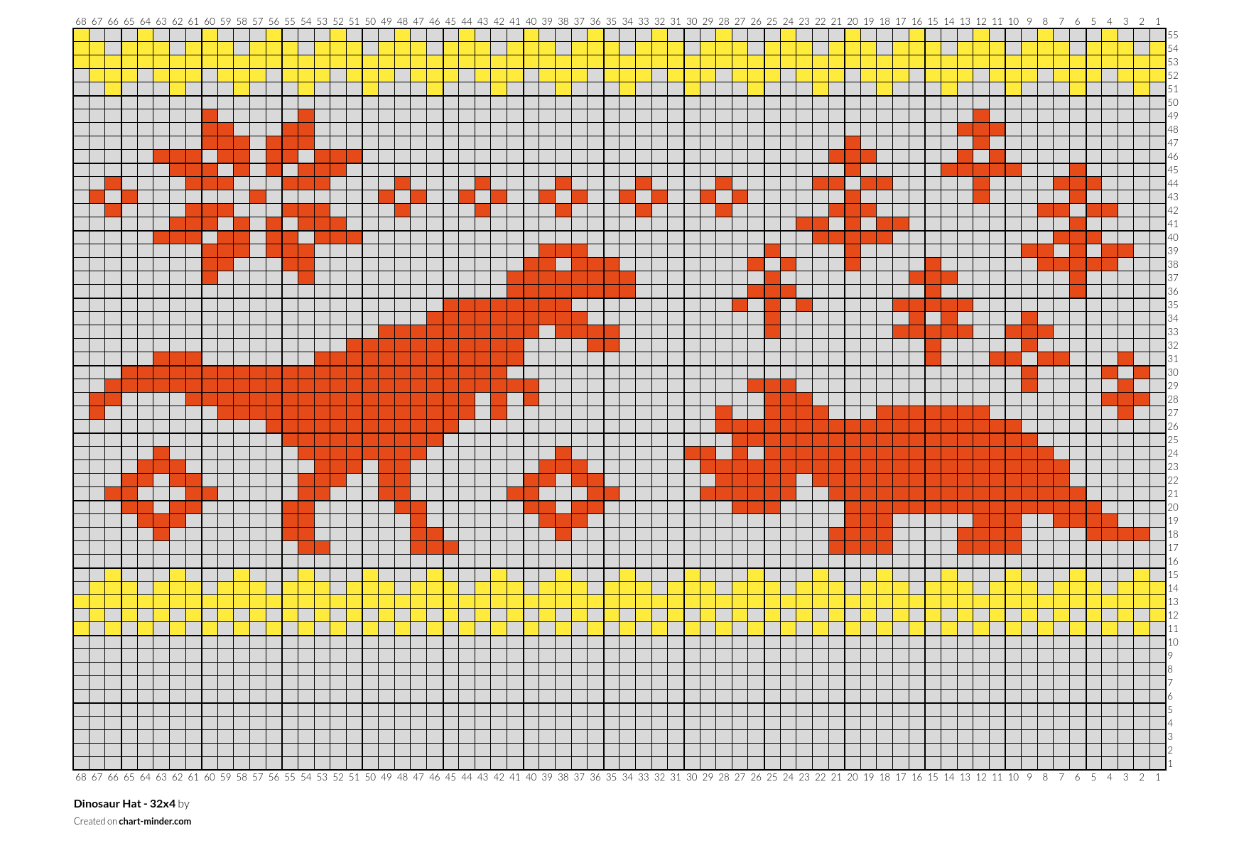 Dinosaur Hat - 32x4