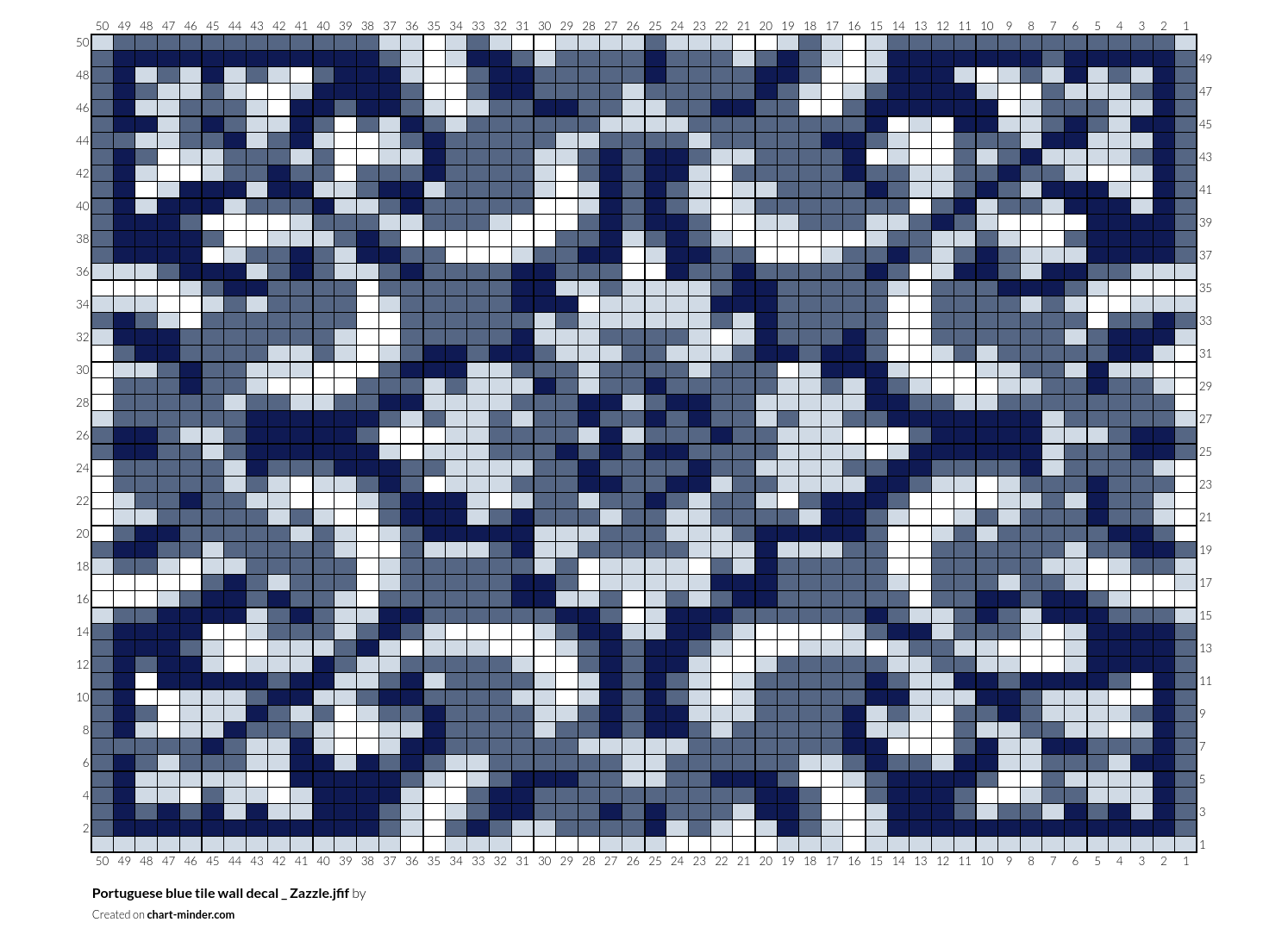 Portuguese blue tile wall decal _ Zazzle.jfif