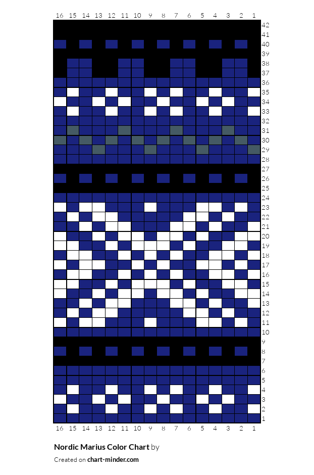 Nordic Marius Color Chart