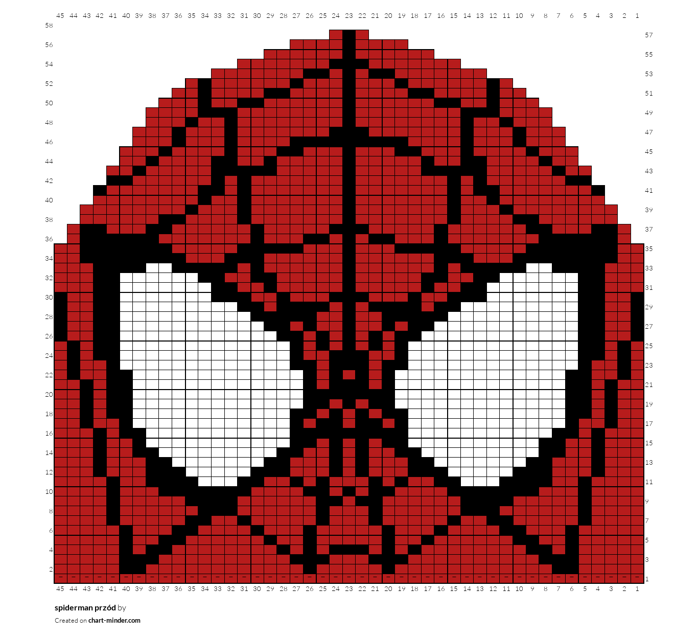 spiderman przód