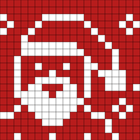 Stocking motifs—Santa