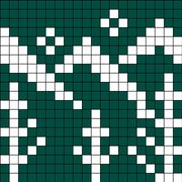 Stocking motifs—Alpine