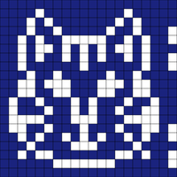 Stocking motifs—Christmas Kitten B