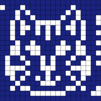 Stocking motifs—Christmas Kitten A