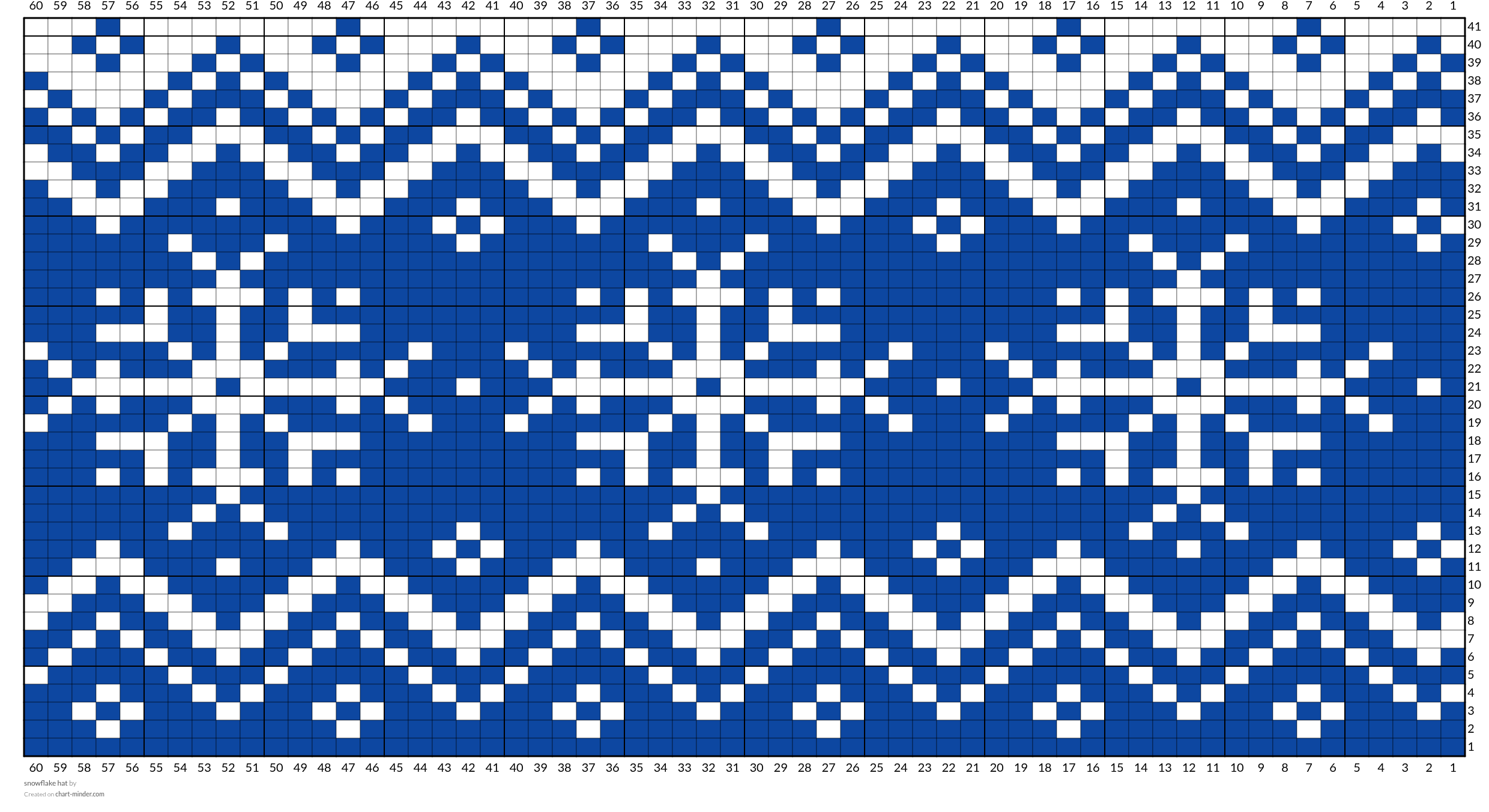 snowflake hat
