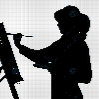 Woman Painting for Mom