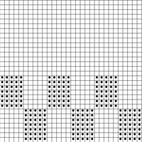 Charly 50 mailles damiers