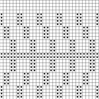 Charly 50 mailles diagonale 6