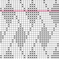 Charly 50 mailles bandes croisées