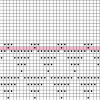 Charly 50 mailles triangle mousse