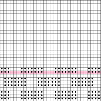 Charly 50 mailles lignes envers