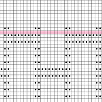 Charly 50 mailles bandes verticales